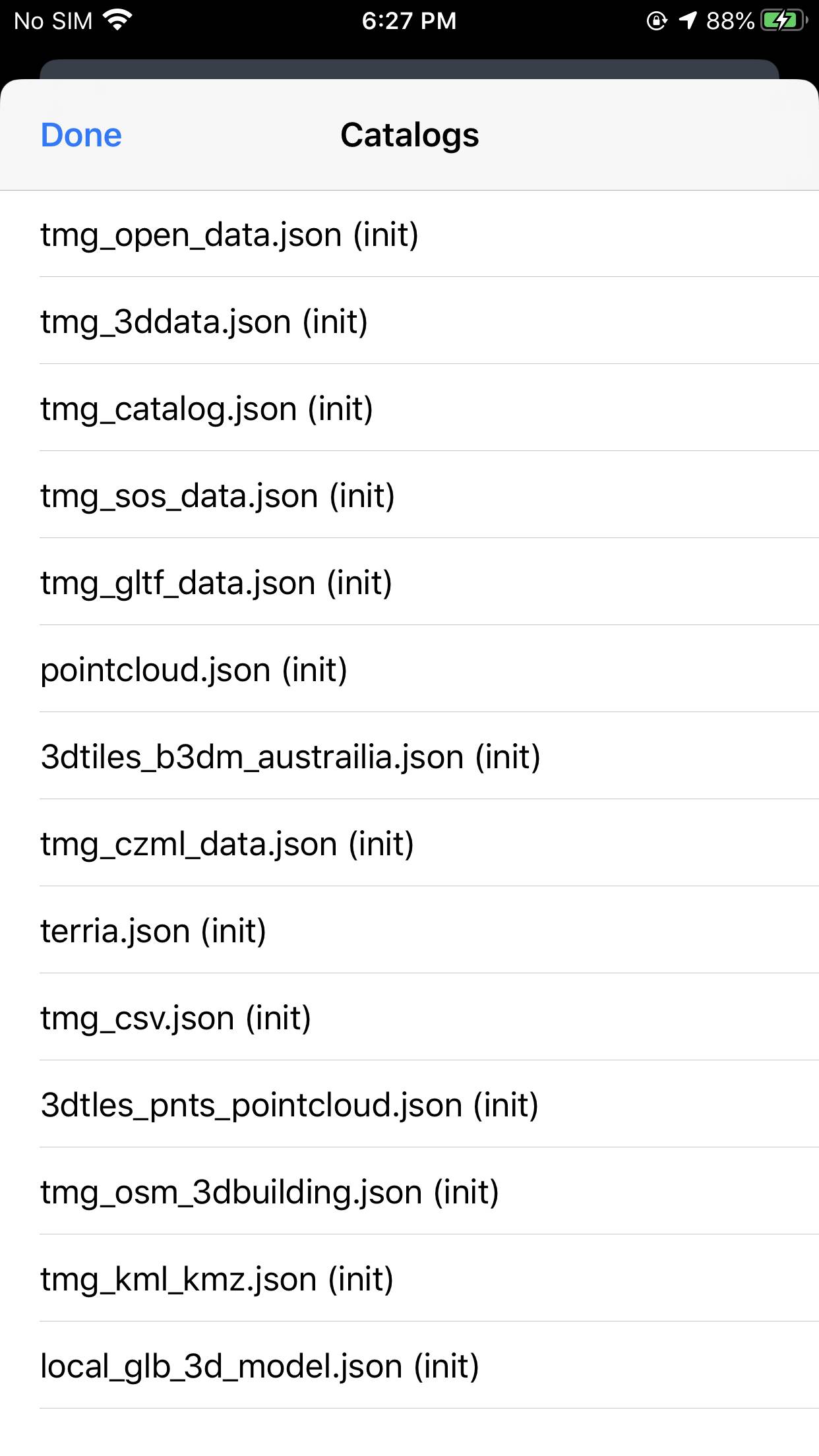 Load JSON Catalog